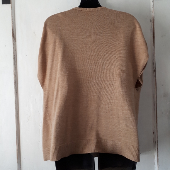 Beige Coldwater Creek Sweater Vest Size Small 4-6 - Picture 4 of 5